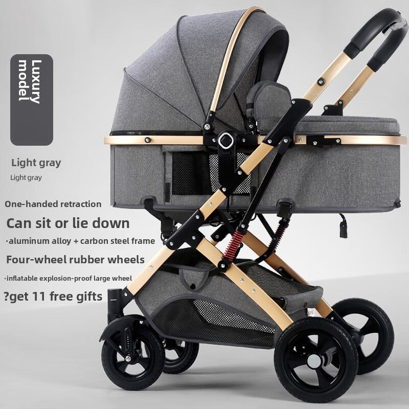 light weight Baby StrollerLightw with Recline and Fold