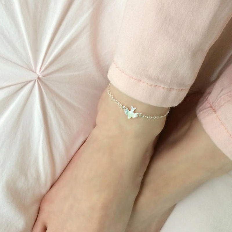Fashion Dove Anklet Zinc Alloy Foot Jewelry