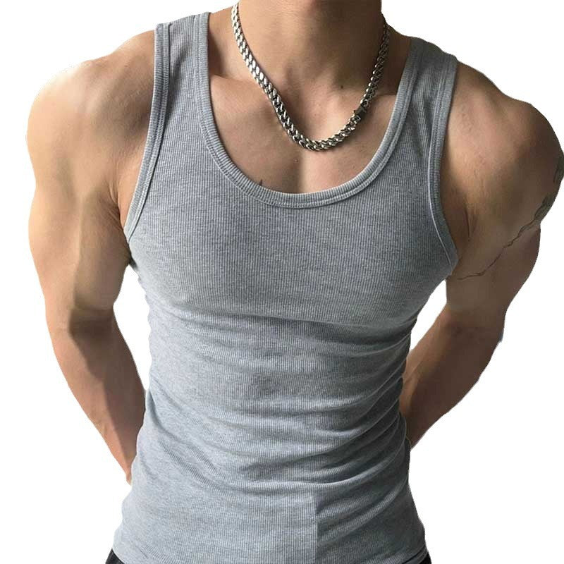 Mens Sports Vest Breathable Workout Top